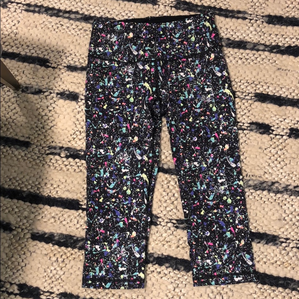VS Sport 3/4 leggings - rainbow paint speckled